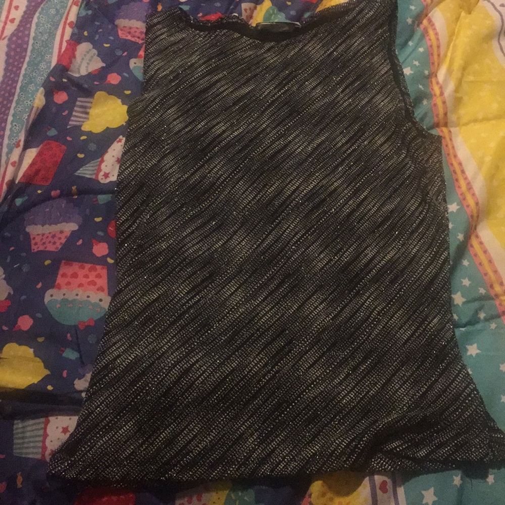 A.BYER size large sparkle tank top